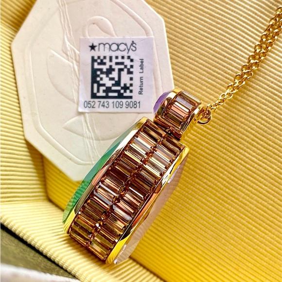 Swarovski “Orbita” Reversible Drop Cut, Multicolored Necklace - Picture 9 of 16